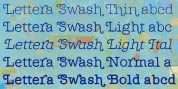 Lettera Swash font download