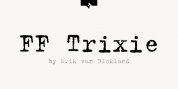FF Trixie font download
