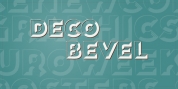 Deco Bevel font download