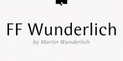 FF Wunderlich font download