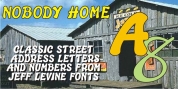 Nobody Home JNL font download