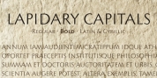 Lapidary Capitals font download