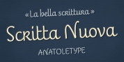 Scritta Nuova font download