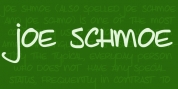 Joe Schmoe font download