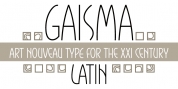 Gaisma Latin font download