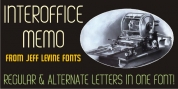 Interoffice Memo JNL font download