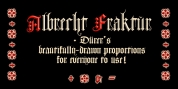 Albrecht Fraktur font download