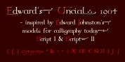 Edward's Uncial 1904 font download