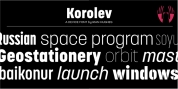 Korolev font download
