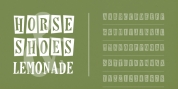 Horseshoes And Lemonade font download