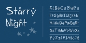 Starry Night font download