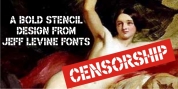 Censorship JNL font download