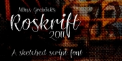 Roskrift font download