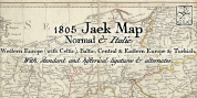 1805 Jaeck Map font download