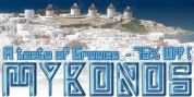 Mykonos font download