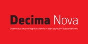 Decima Nova font download