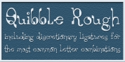 Quibble Rough font download