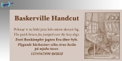 Baskerville Handcut font download