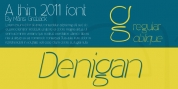 Denigan font download