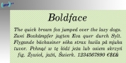 Boldface font download