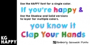 KG HAPPY font download