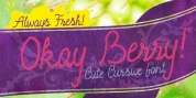 Okay Berry font download