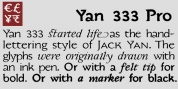 Yan 333 Pro font download