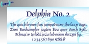 Delphin No 2 font download