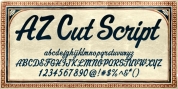 AZ Cut Script font download