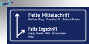 Fette Mittelschrift font download