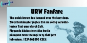 URW Fanfare font download