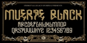 H74 Muerte font download