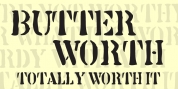 Butterworth font download