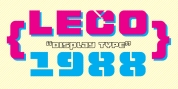 LECO 1988 font download