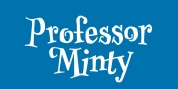 Professor Minty font download