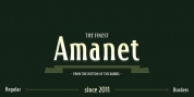 Amanet font download