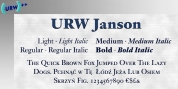 Janson font download