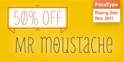 Mr Moustache font download