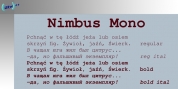 Nimbus Sans Mono font download