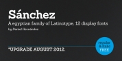 Sanchez font download