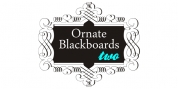 Ornate Blackboards font download