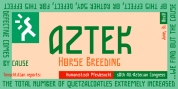 Aztek 2D font download