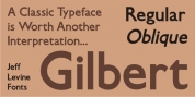 Gilbert JNL font download