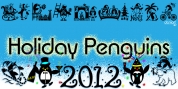 Holiday Penguins font download