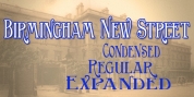 Birmingham New Street font download