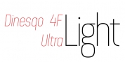 Dinesqo 4F font download