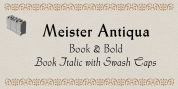 Meister Antiqua font download