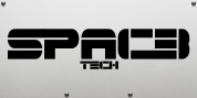 Spac3 Tech font download