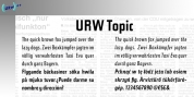 URW Topic font download