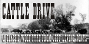 Cattle Drive JNL font download